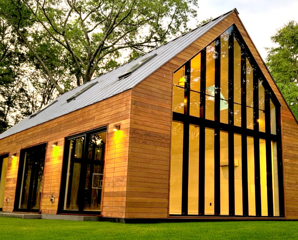 tall windowed exterior